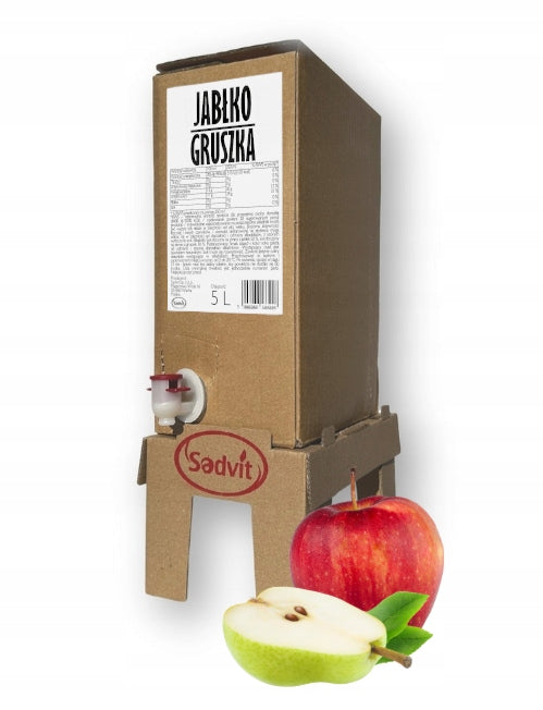 Stand + Juice apple pear 100% 5L pressed from pears and apples NFC 100%