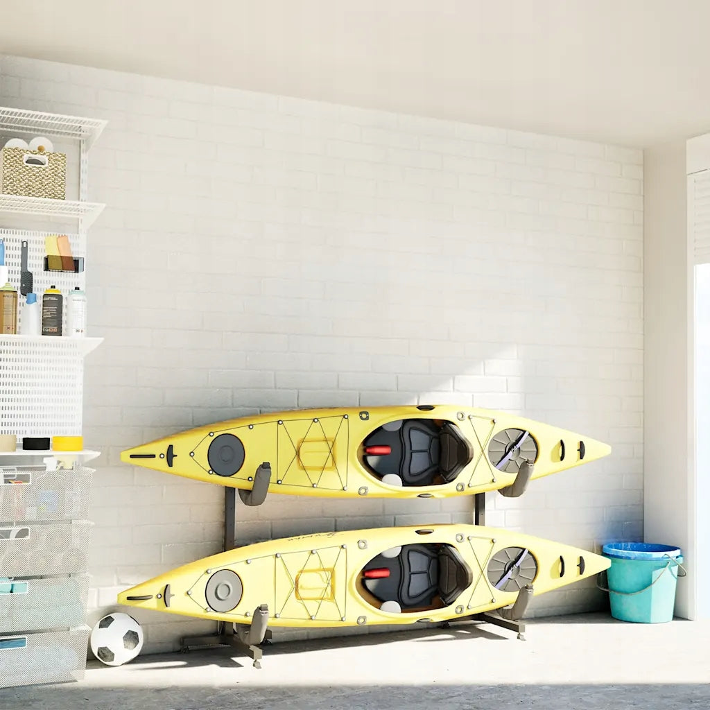 Stand for 2 kayaks, 250x57x127,5 cm, steel Length 1 cm