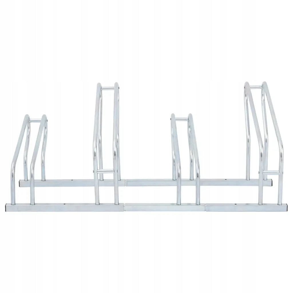 Stand for 4 bicycles, freestanding, galvanized steel Manufacturer code 4005575
