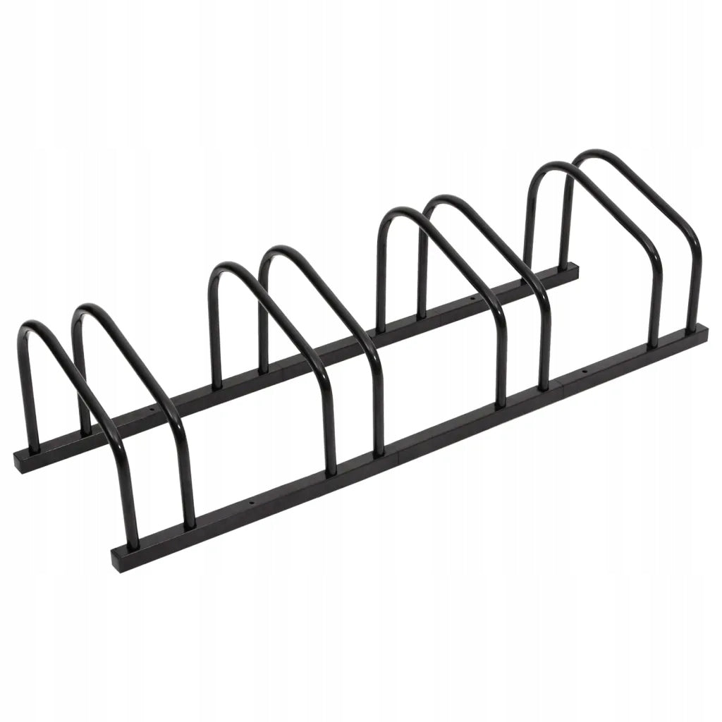 Stand for 4 bikes, black, steel