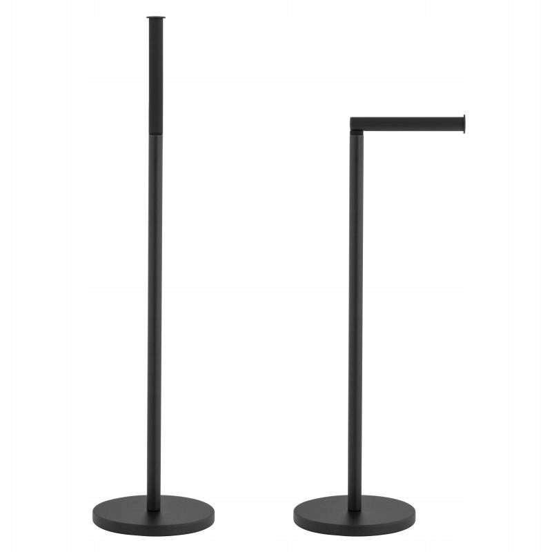 Stand with toilet paper holder for 4 rolls for toilet hanger black loft Packaging status original