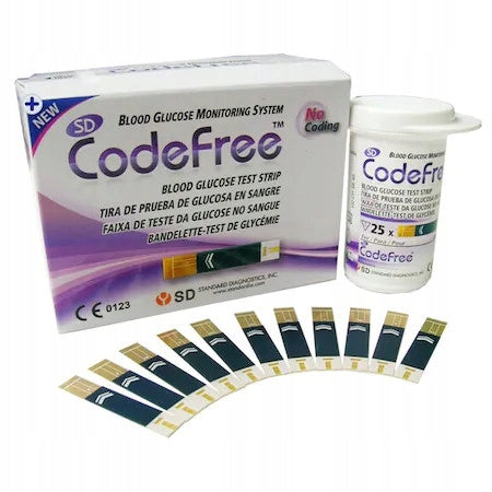 Standard diagnostic code Free blood glucose tests 50 sz