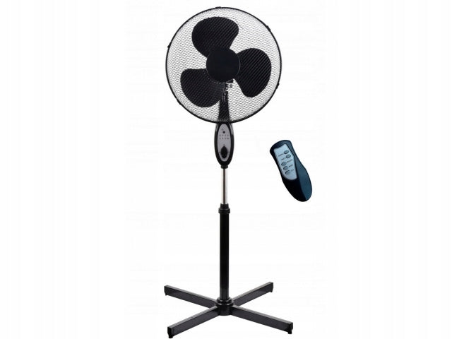 Standing FAN WINDMILL Floor BLACK + PILOT ZL1000 16" Packaging status original