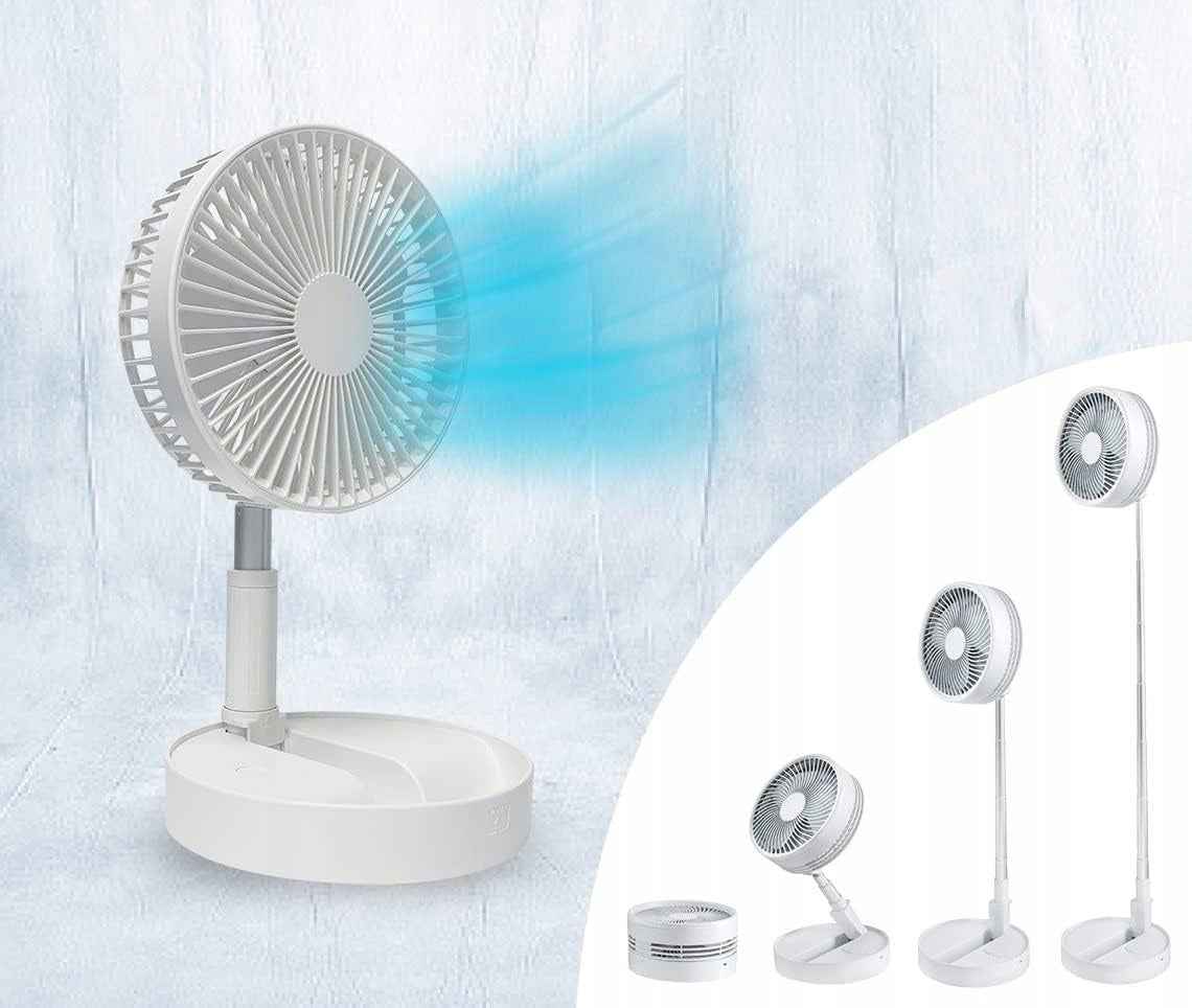 Standing Fan 3in1 Floor Fan Desk Wireless Portable Dominant color white