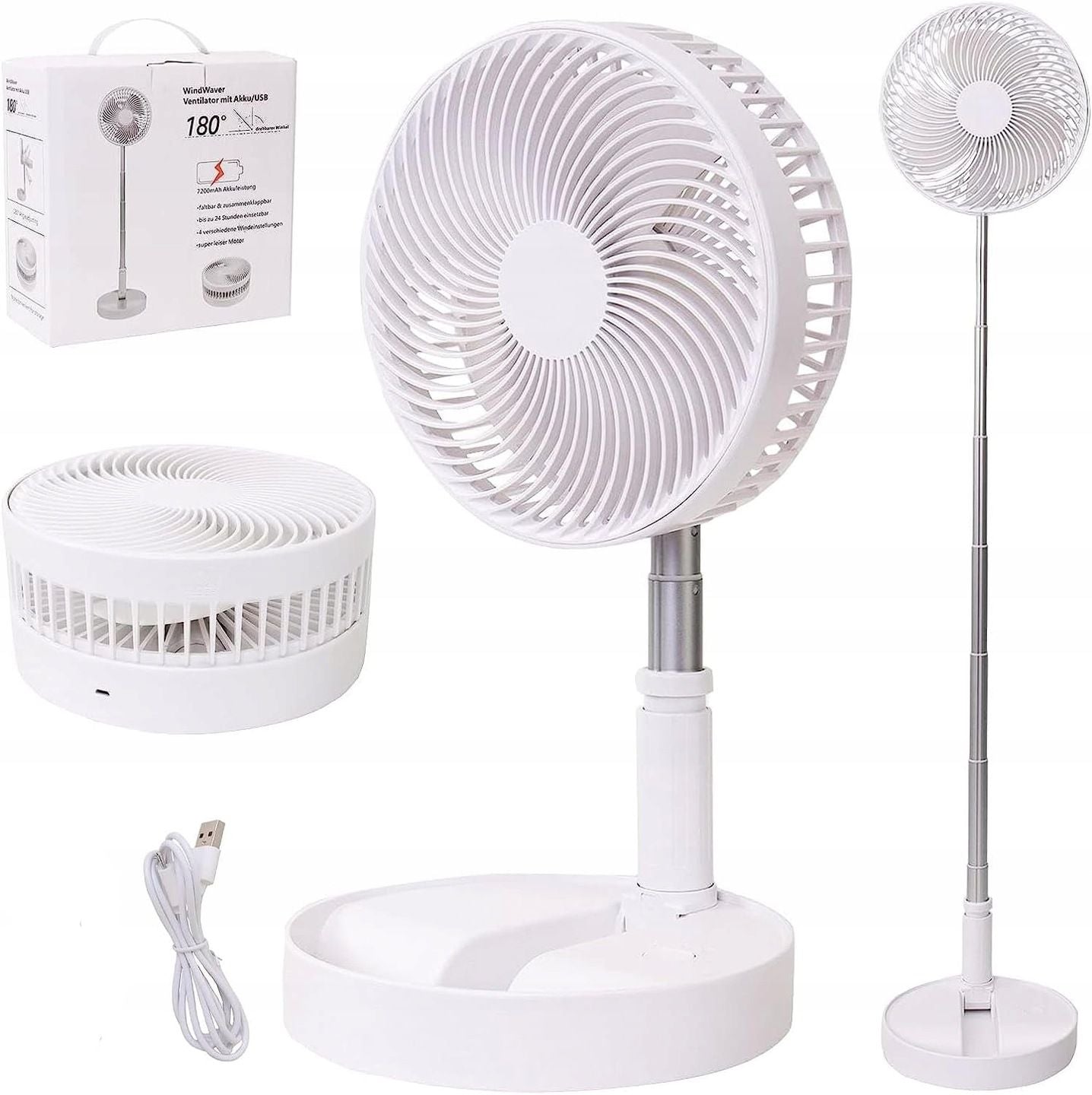 Standing Fan 3in1 Floor Fan Desk Wireless Portable