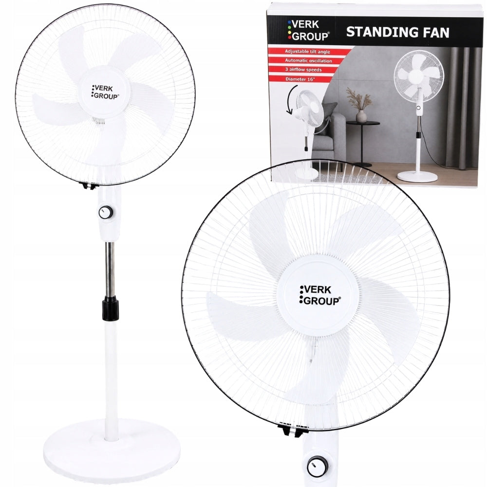 Standing Fan Floor Fan Powerful Quiet Room Office Oscillation