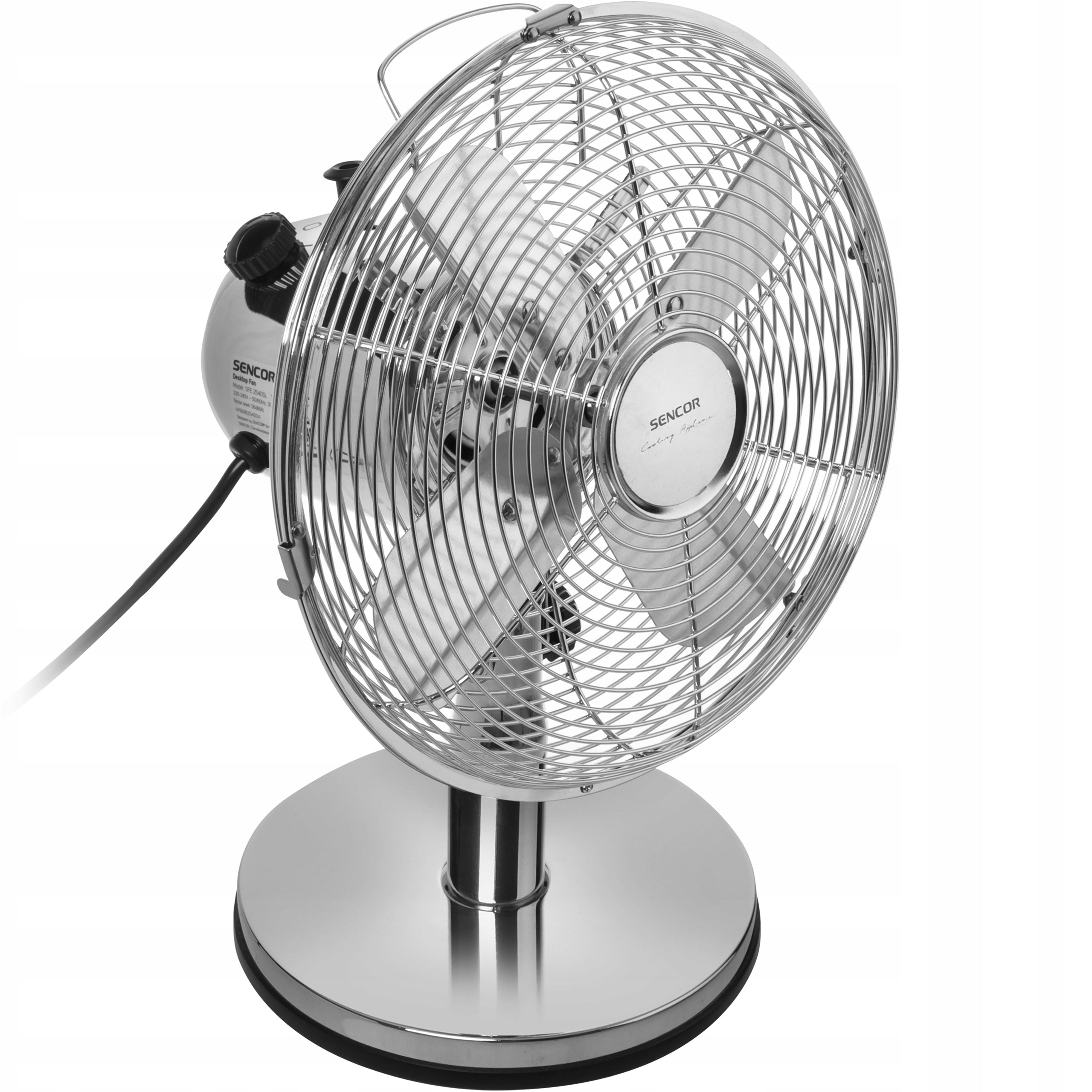 Standing Fan Sencor SFE 2540SL METAL 25cm Functions tilt angle adjustment