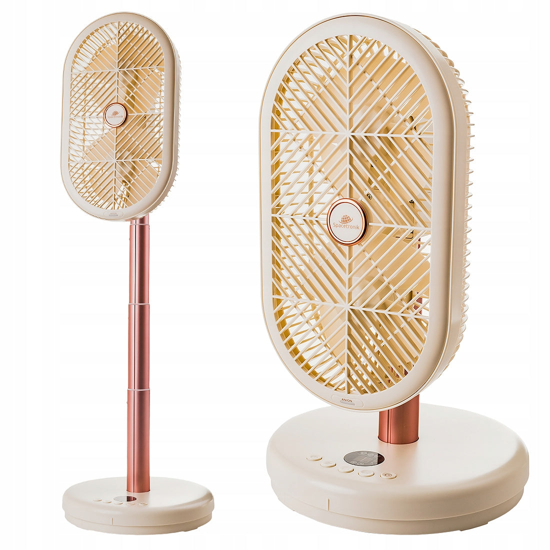 Standing fan 2 MOTORS Spacetronik floor fan IONIZATION Timer Manufacturer code SPF-AIRPUFF2AW