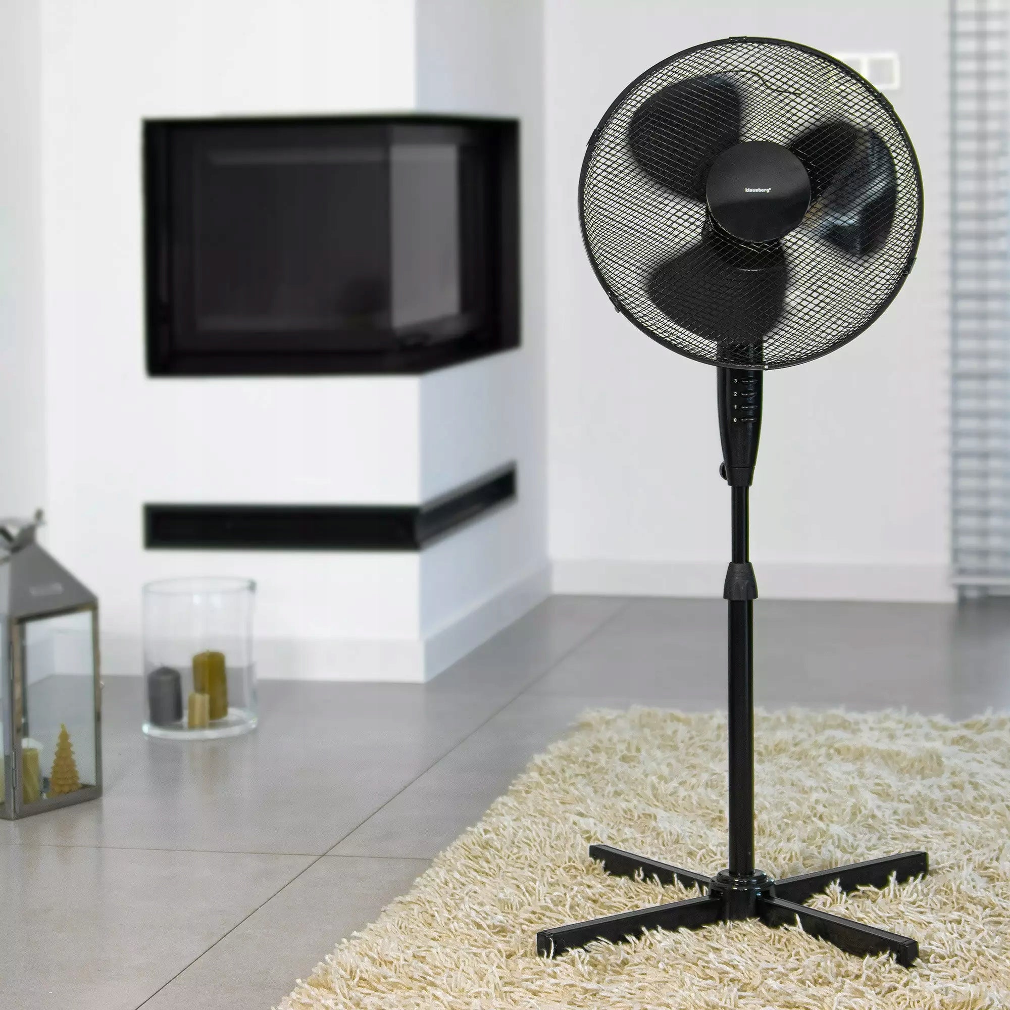 Standing fan, 50W,black Klausberg Manufacturer code KB-7472