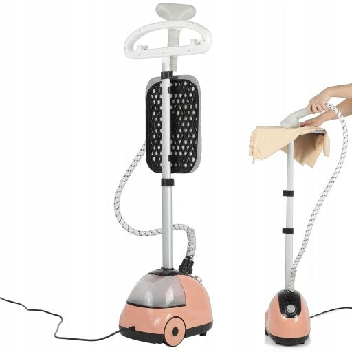 Standing steamer with board 2200W + 30 minutes continuous steam Dominant color beige/brown