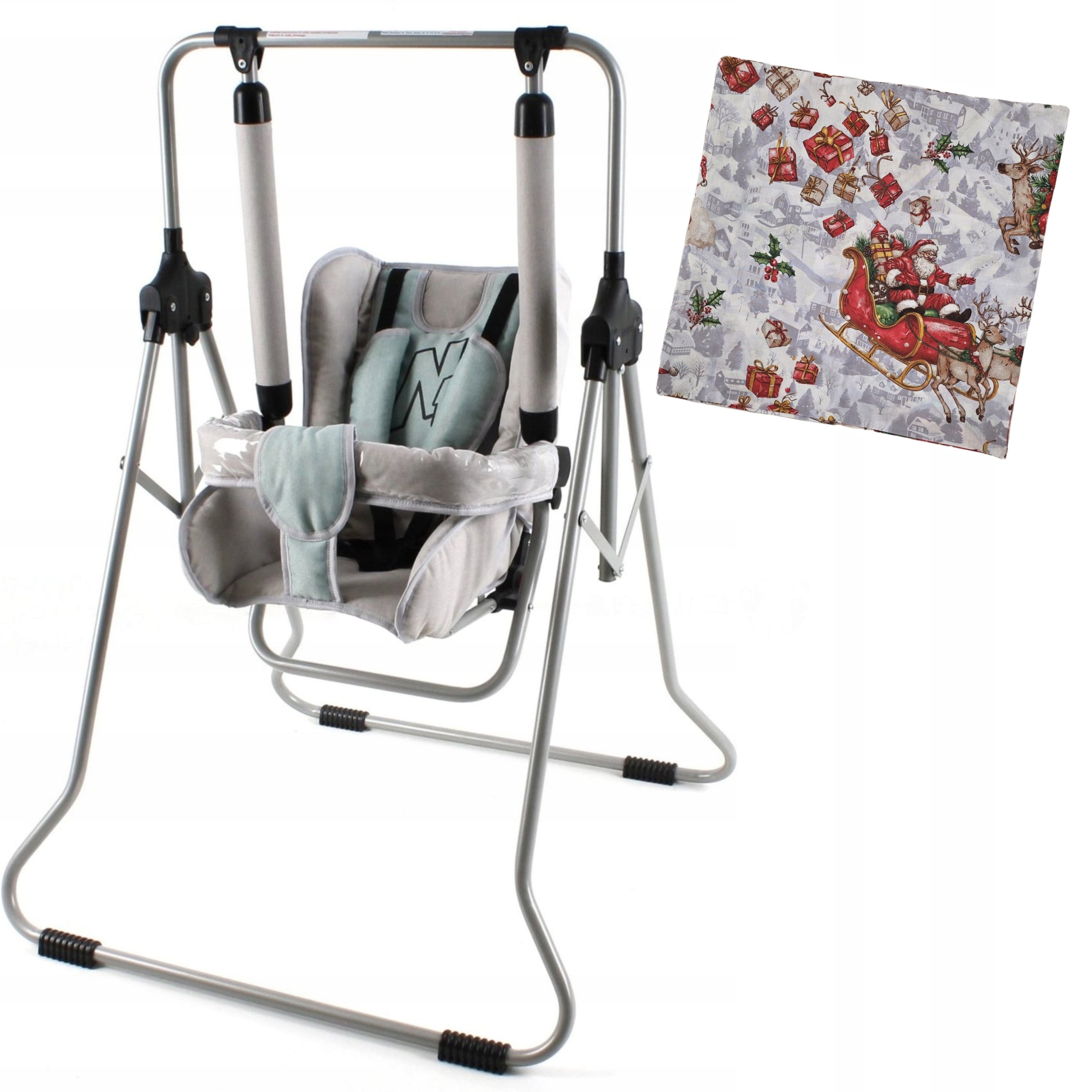 Standing swing/Deckchair ADBOR colour N-03+ Freebie Jasiek pillowcase