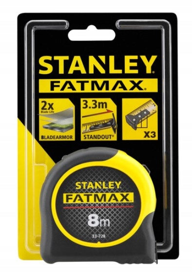 Stanley FatMax 8M TAPE RULE tape measure Length 8 m