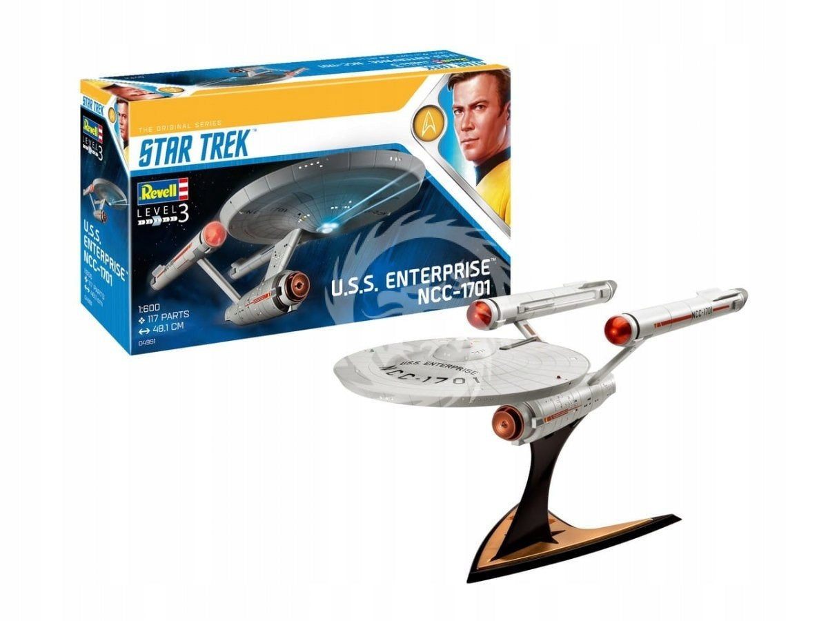 Konstruktorius Revell - Star Trek The Original Series U.S.S. Enterprise NCC-1701, 1/600, 04991