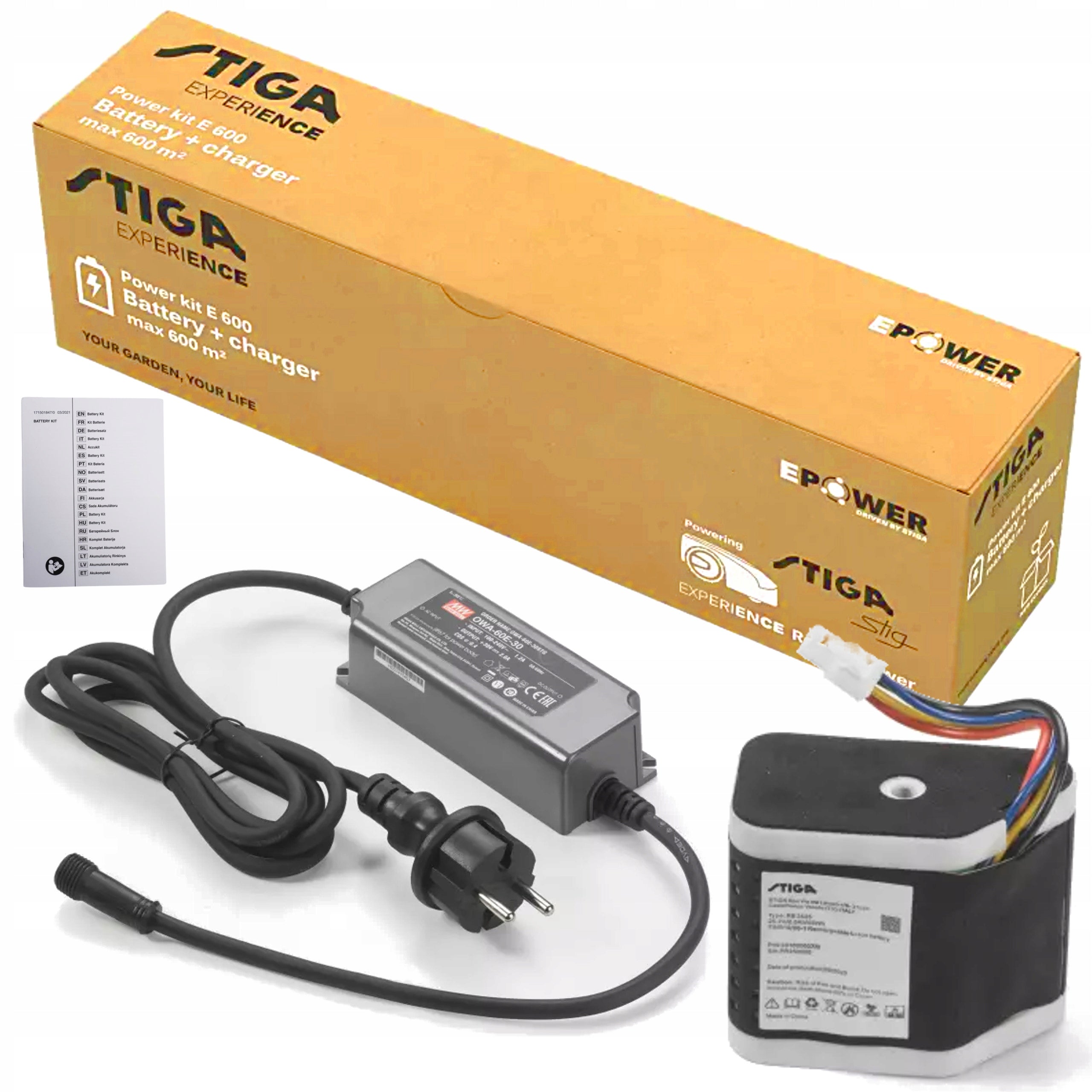 Starter kit Power Kit Robot mowing Stiga Stig E 600U EAN (GTIN) 8008984845329