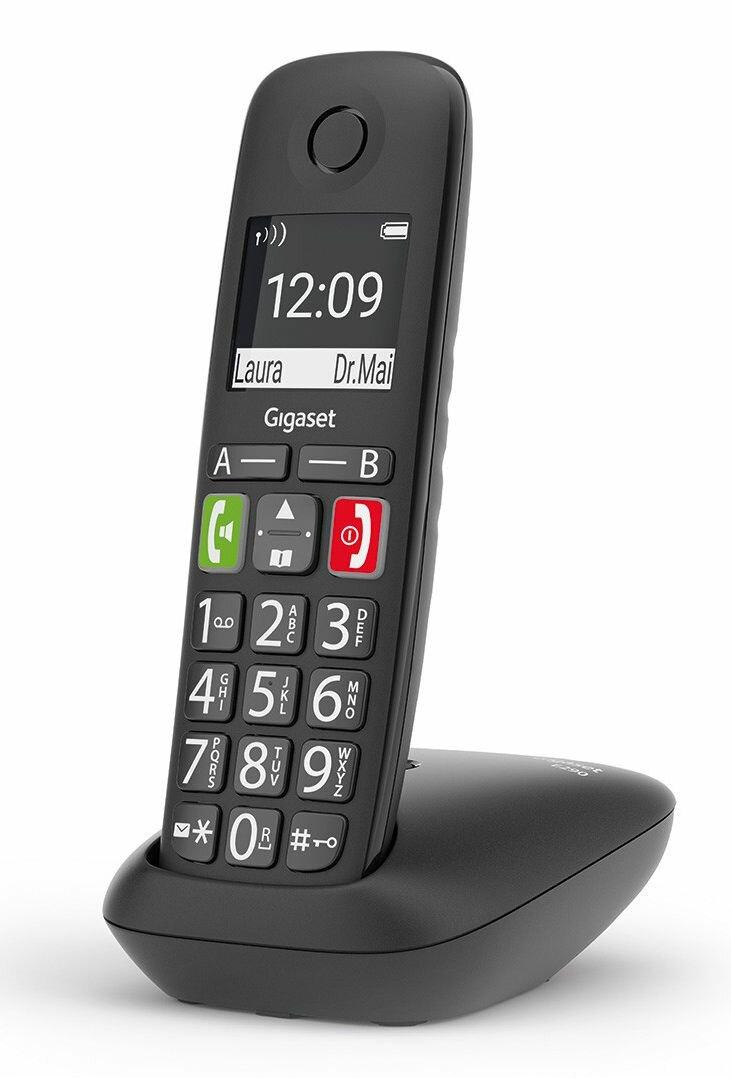 Stationary phone GIGASET E290 Black Packaging status original