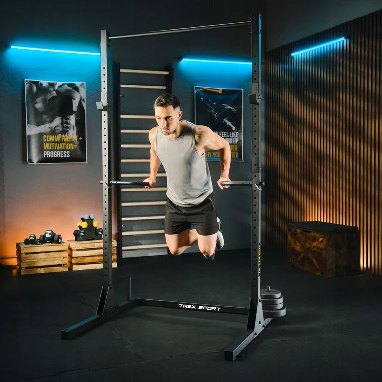 Stationary pull-up bar handrails for dip exercises 300kg Trex Sport Maximum user weight 300 kg