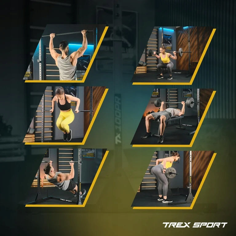 Stationary pull-up bar handrails for dip exercises 300kg Trex Sport Packaging status original