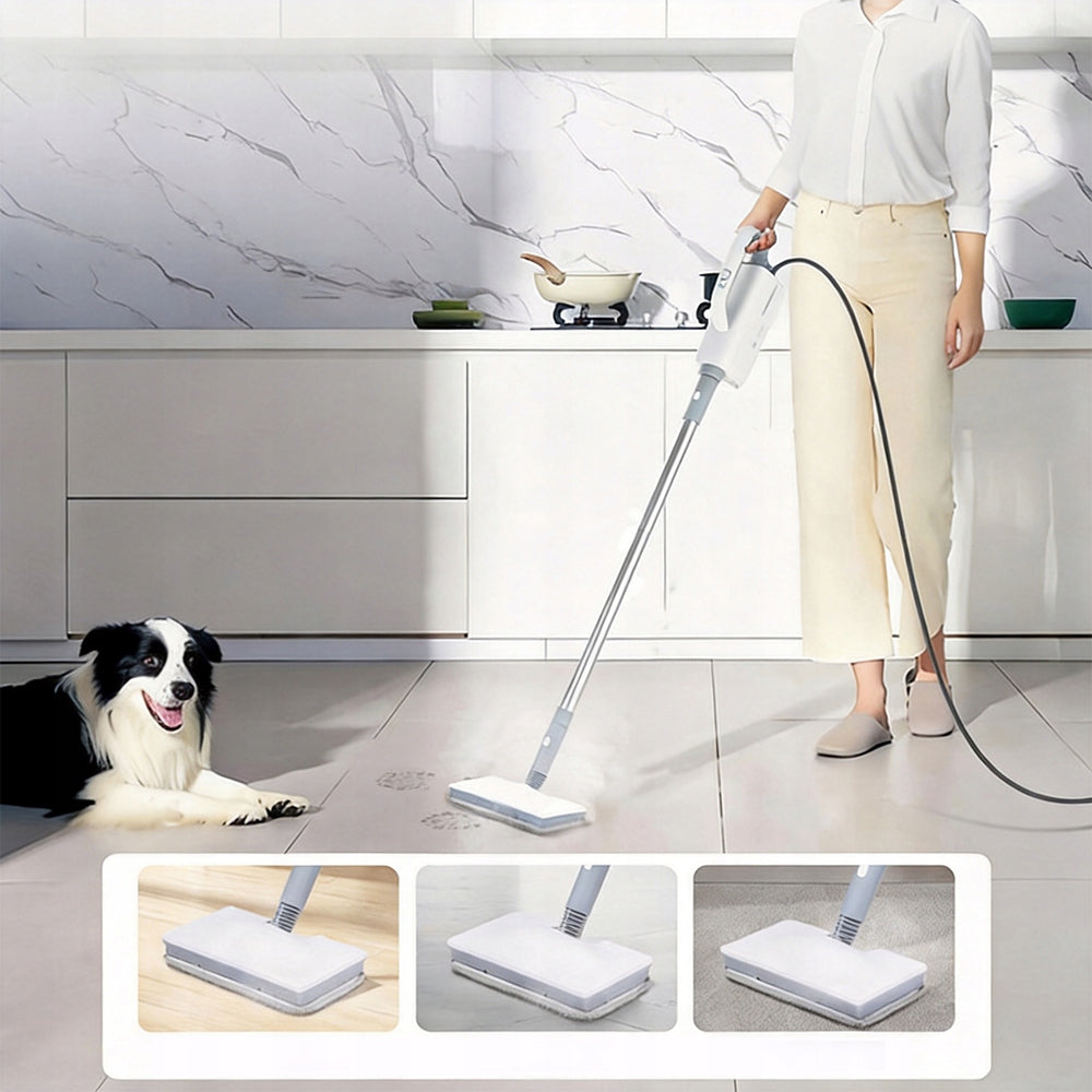 Steam Cleaner 2in1 Steam Mop 1500w Steamer Cleaning Kit Strong 110°C Brand Bedee