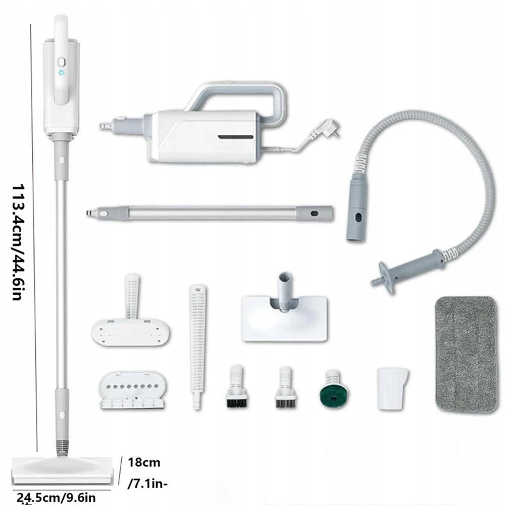 Steam Cleaner 2in1 Steam Mop 1500w Steamer Cleaning Kit Strong 110°C Product weight 2.49 kg