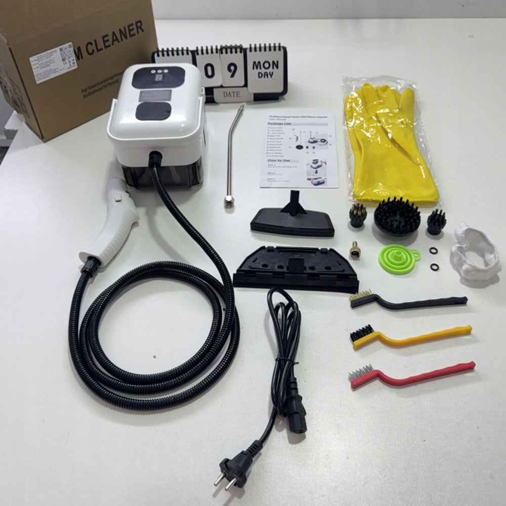 Steam Washer 2500W with Display 9 Levels Steam Set of 13 Accessories Packaging status original