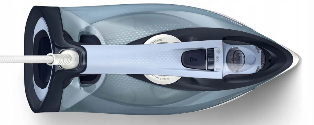 Steam iron Philips Azur DST7020/20 2800W 300ml SteamGlide Plus BLUE Packaging status original