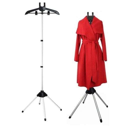 Steam ironing rack – 160 cm, black, with glove Packaging status original