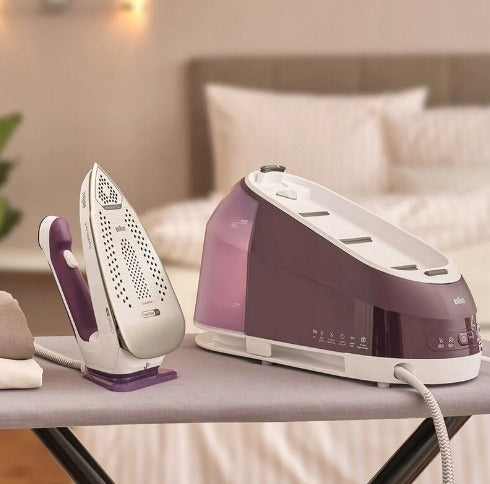 Steam station Braun CareStyle 5 2400 W purple and white Power 2400 W
