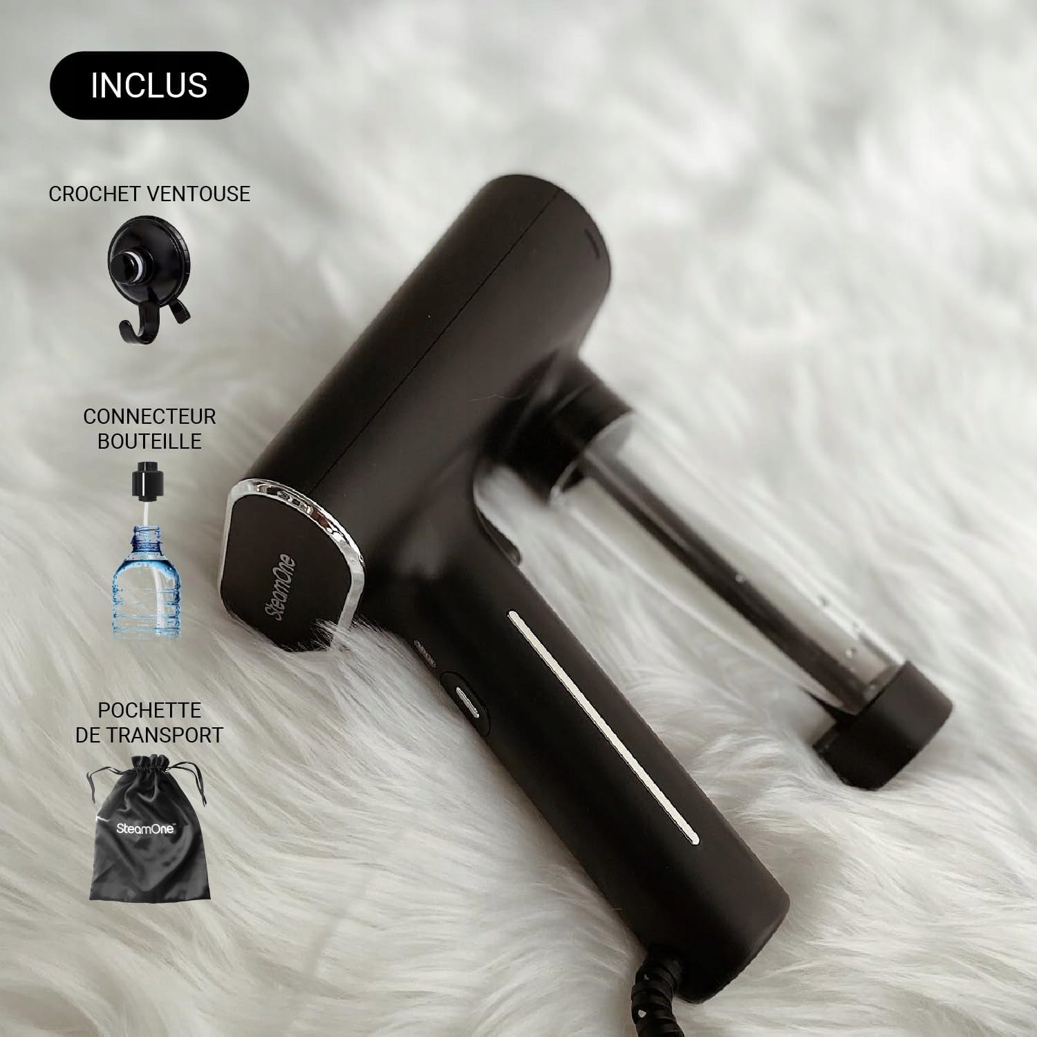 SteamOne NS150B Clothes Steamer Removes Wrinkles Sterilizes 2000W 30s Type standing
