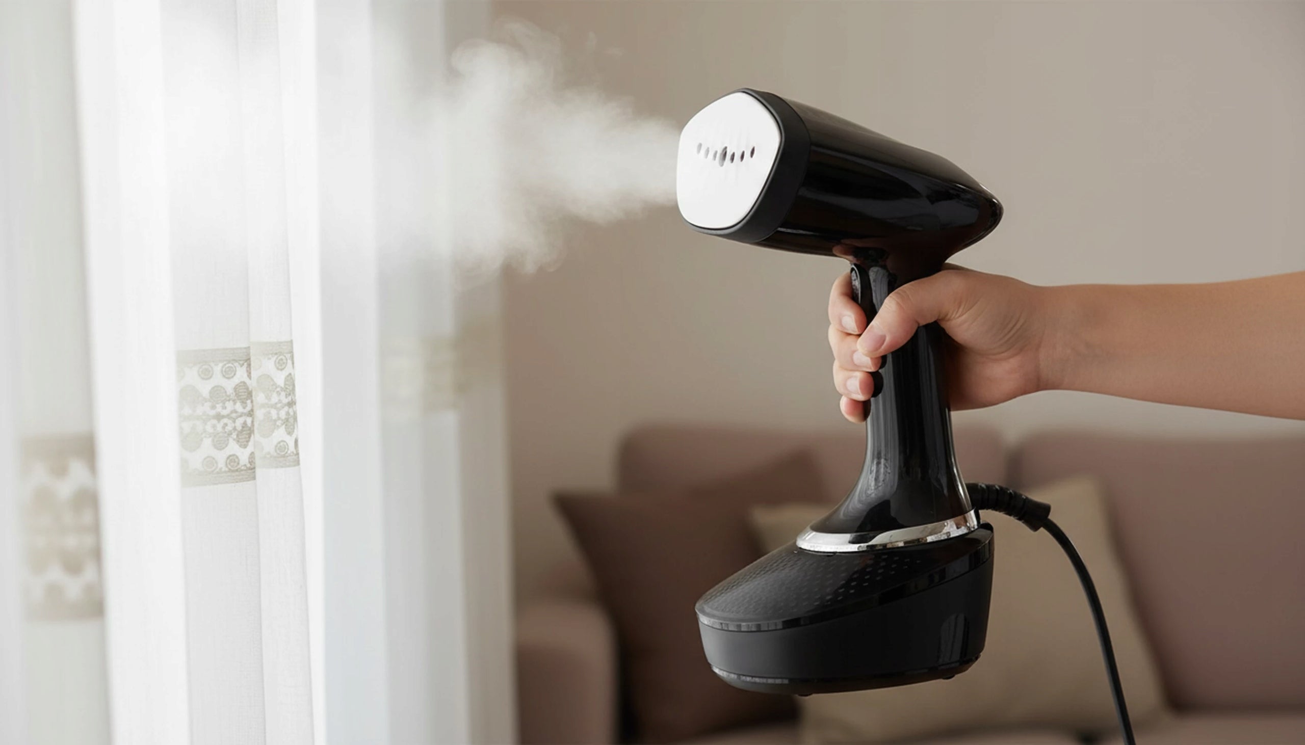 Steamer 1500W 400ml Black Prime3 SGS21 Dominant color black
