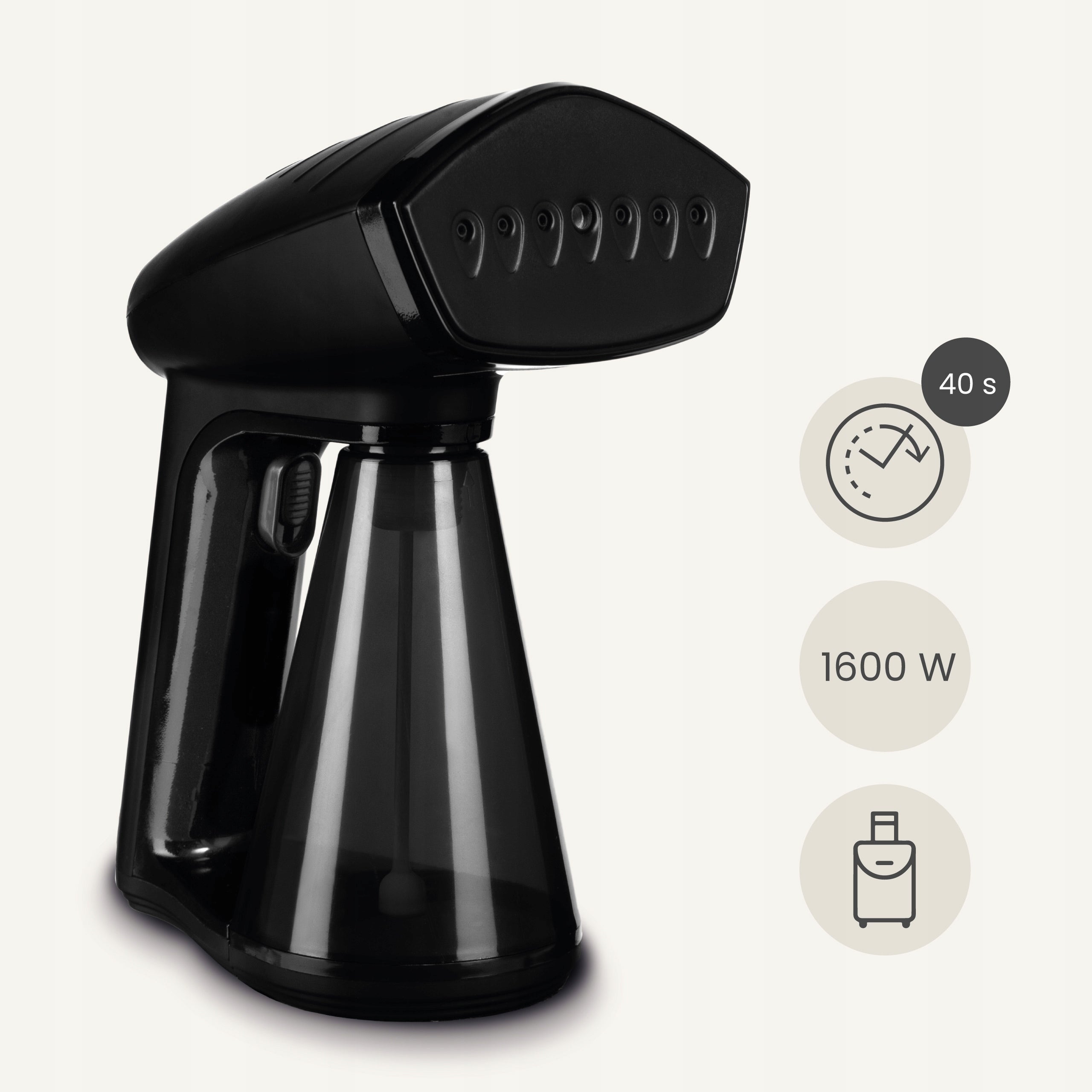 Steamer Clothes Steamer Manual Steam Adjustment 30 g/min 40 sec+ COVER EAN (GTIN) 5902581657329