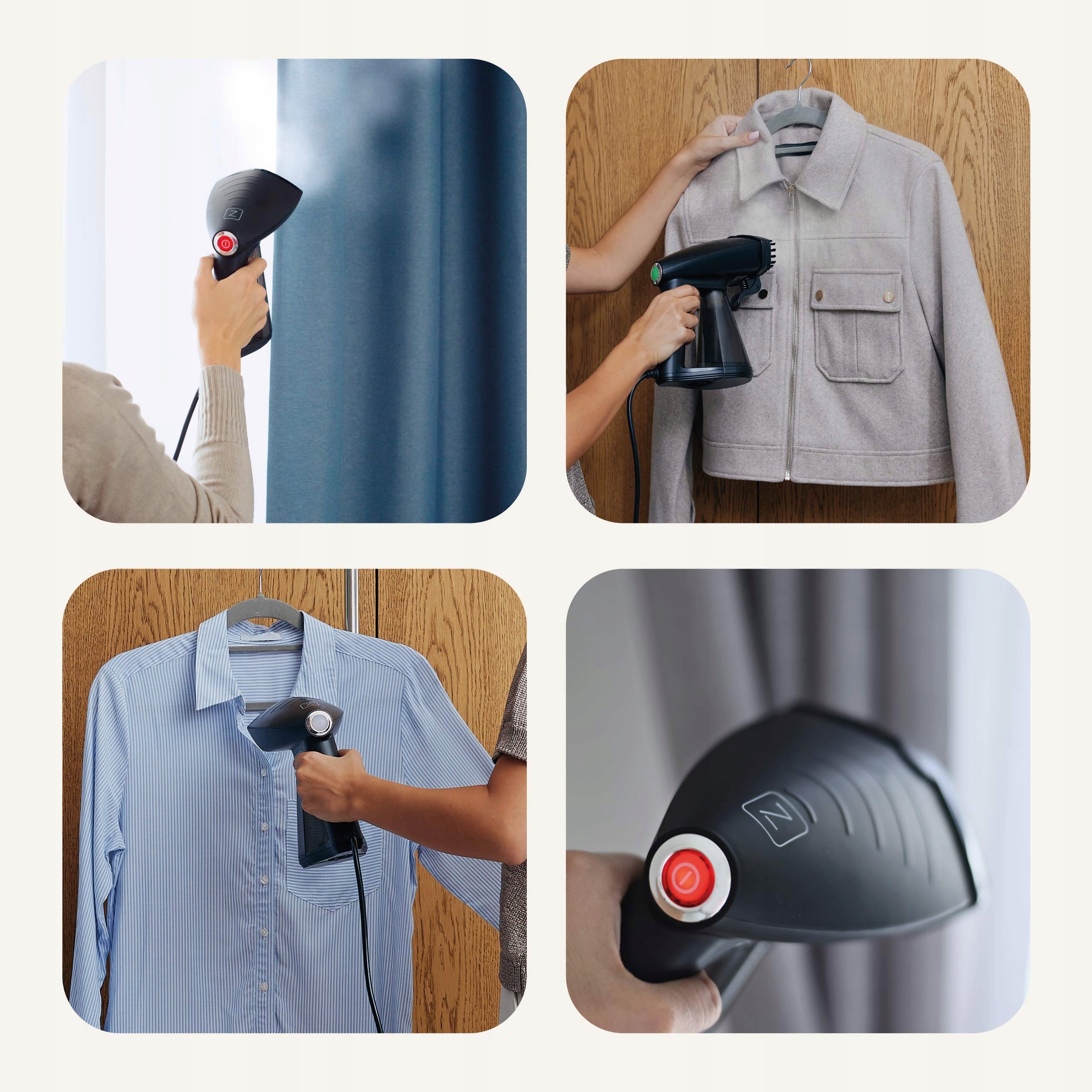 Steamer Clothes Steamer Manual Steam Adjustment 30 g/min 40 sec+ COVER Power 1600 W