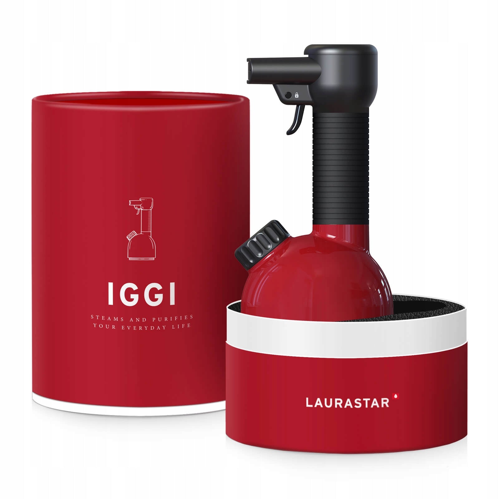 Steamer Clothes Steamer Portable DRY PAIR Laurastar Iggi Original Red EAN (GTIN) 0790776016373