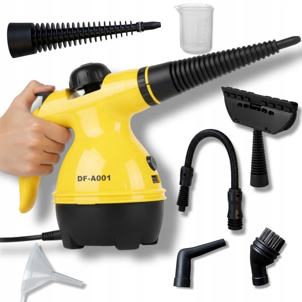 Steamer Steam Cleaner 1000W for Mattress Fug Upholstery 9 Accessories