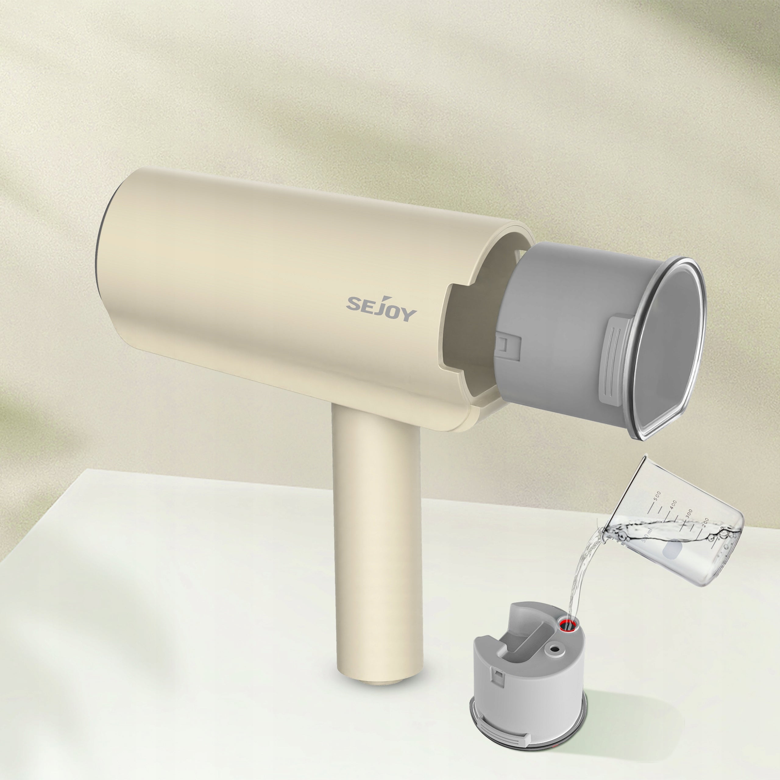 Steamer clothes steamer SEJOY 1000 W beige Manufacturer code NJ-HIE02