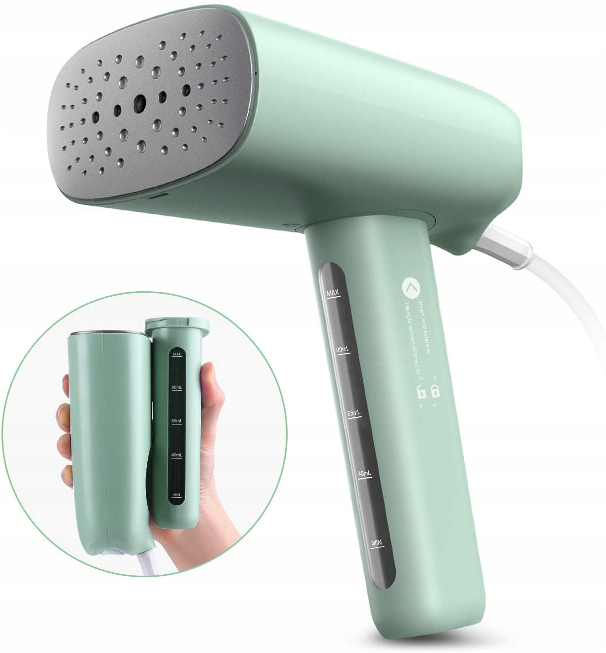 Steamer, steamer Homeasy MINT GREEN HE-S3 800 W