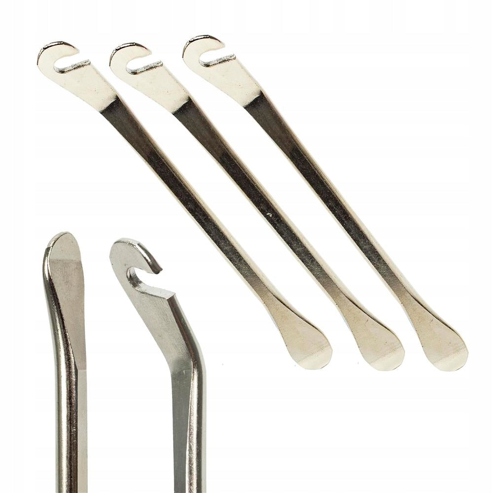 Steel Bicycle Tire Removal Spoons with Hook, 3 Pieces Manufacturer code YC-313
