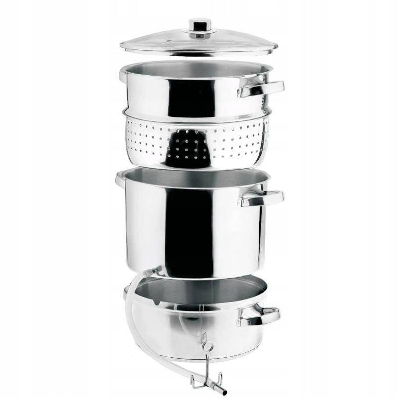 Steel Juicer 8 L for Fruit Multifunctional Induction Steamer ORION Brand Orion