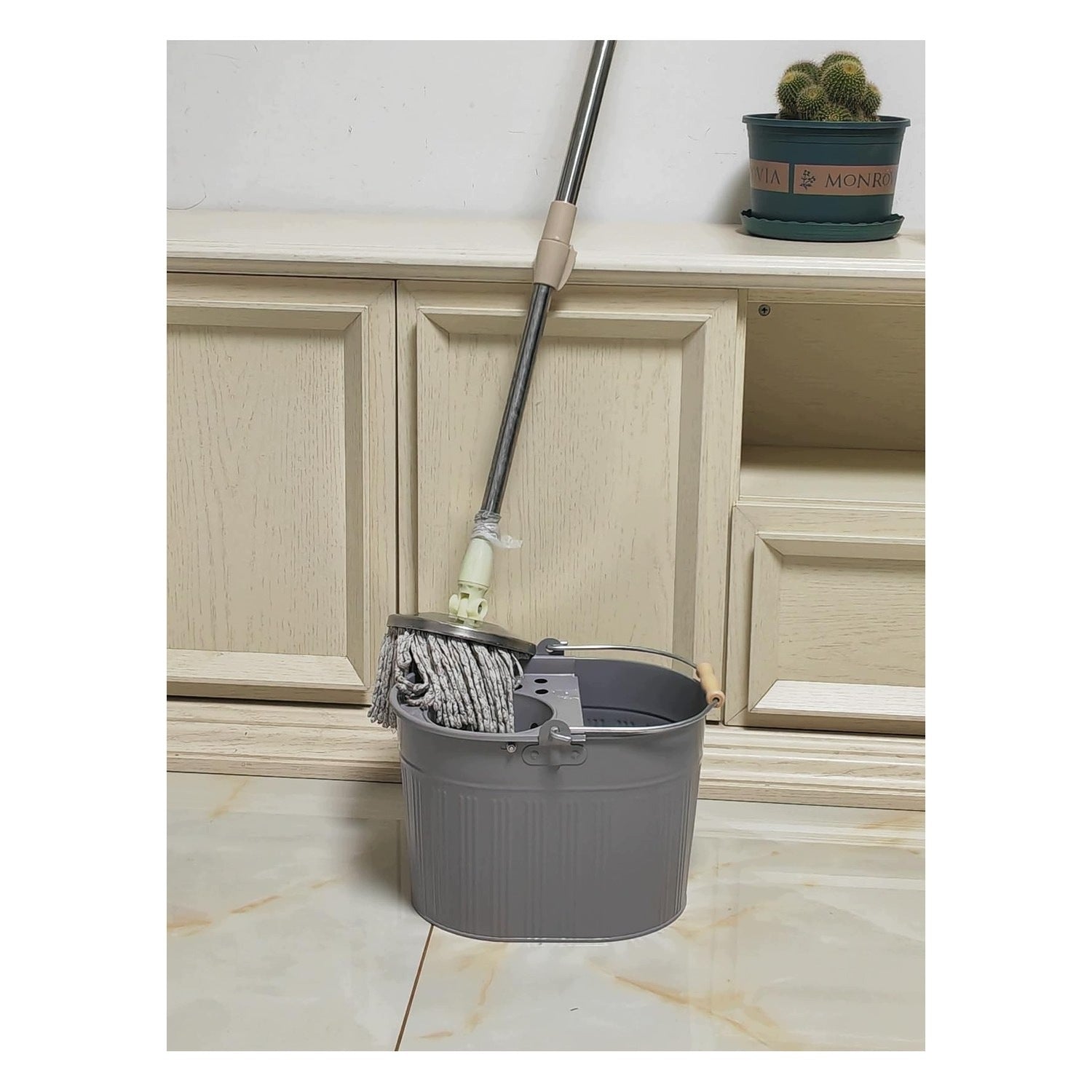 Steel Mop Emmer 13L - Durable - for Cleaning Brand no brand