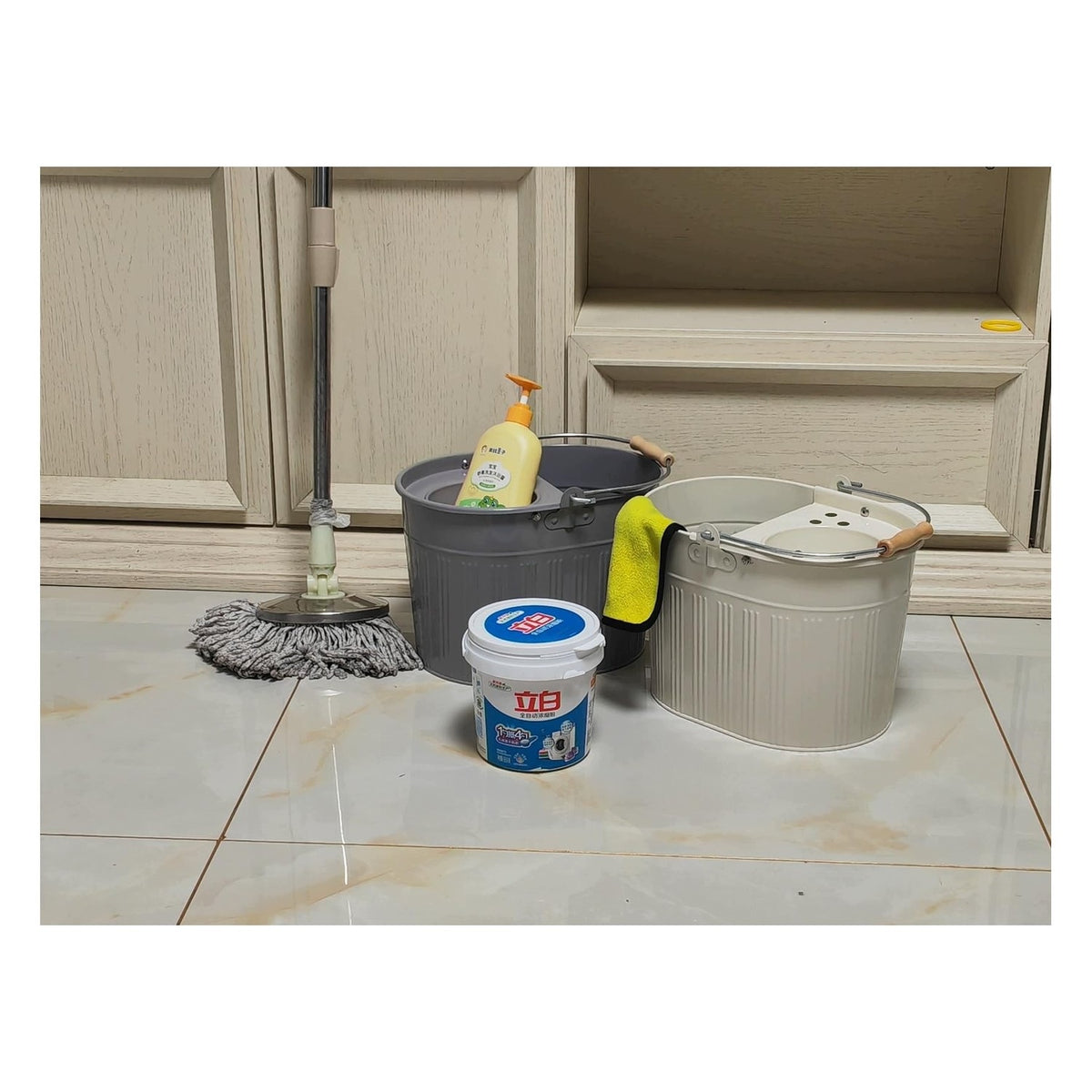Steel Mop Emmer 13L - Durable - for Cleaning Manufacturer code B0F3JGQQWD