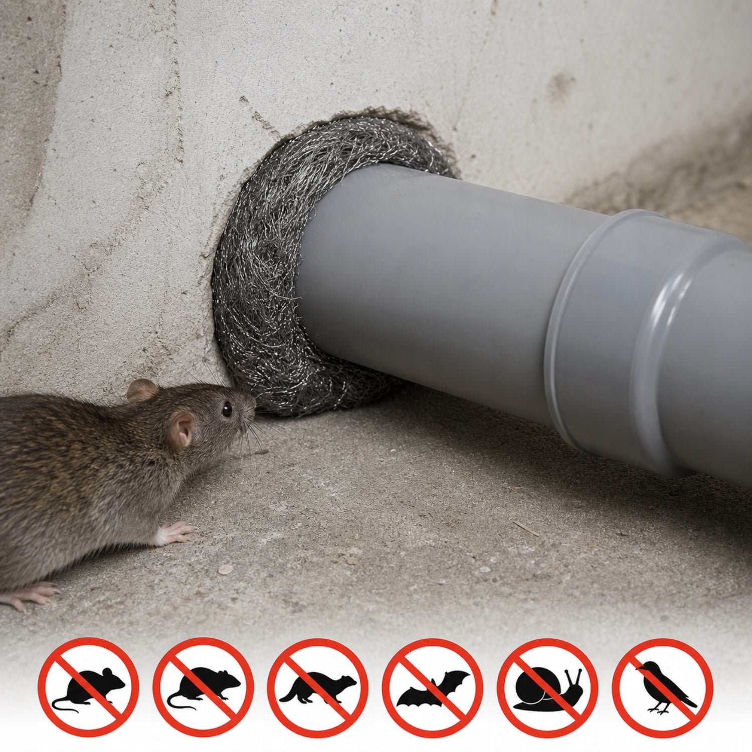 Steel Wool 100g 0-00 Effective Protection Against Rodents Mice and Kunami Packaging status original