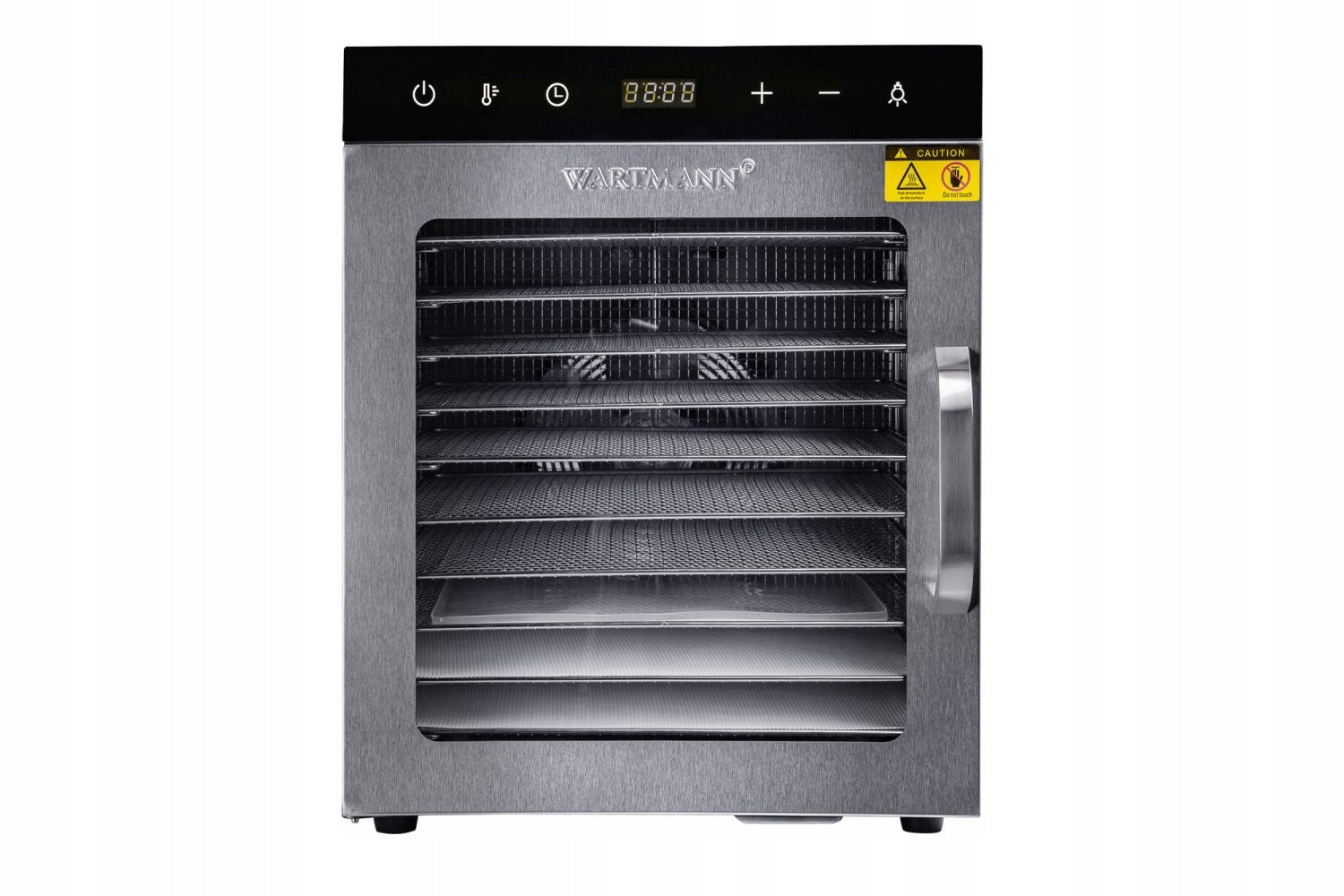 Steel dehydrator Wartmann WM-2110 with LED backlight + 10 trays Packaging status original