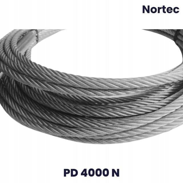 Steel rope for two-column lift Nortec PD 4000 N