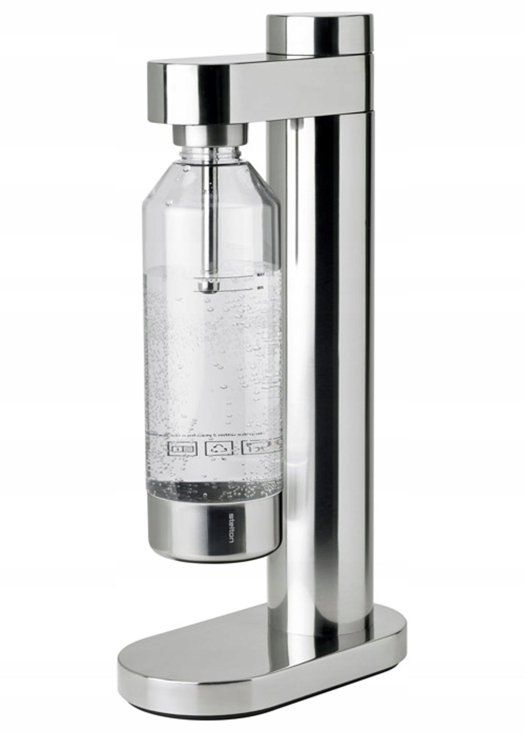 Stelton BRUS CARBONATOR Steel Saturator for Carbonated Water / Silver