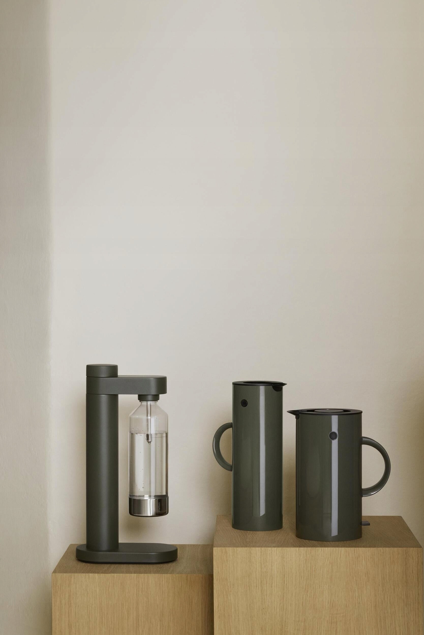 Stelton BRUS Saturator Steel Maker for Carbonated Water / Dark Green Manufacturer code 2100-5