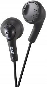 Stereo headphones JVC HA-F160 black 16 ohm jack