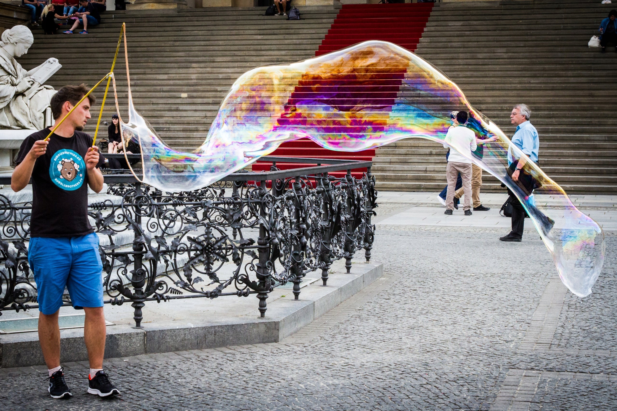 Stick Wand Soap Bubble Stick 50cm Large Bubbles for Kids Bubbles Manufacturer code 50cmZielony