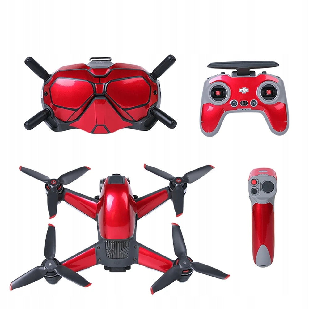 Sticker set SUNNYLIFE Sticker Film DJI FPV Red Steel (FV-TZ455-2)