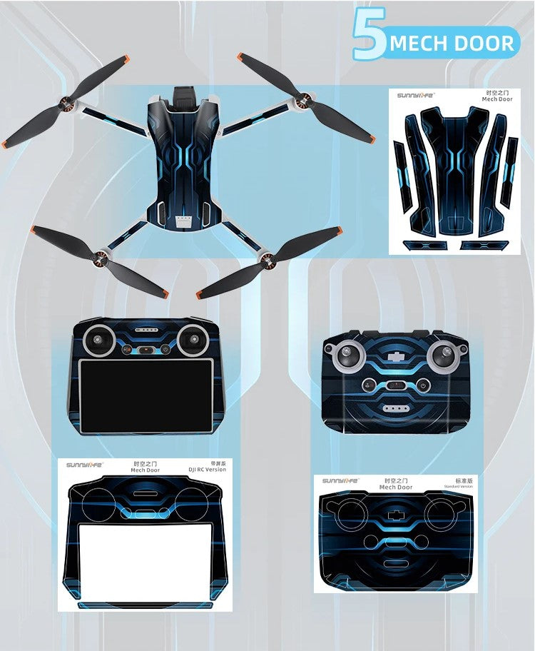 Sticker set Sticker for DJI MINI 3 + DJI RC drone (MM3-TZ553-5) Brand Sunnylife