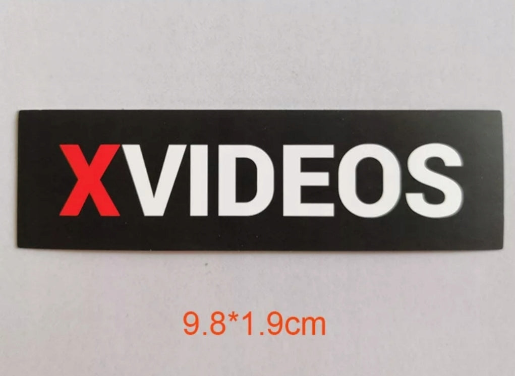 Sticker sticker auto LOGO XVideos vinyl ornament car funny Manufacturer's catalog number mała