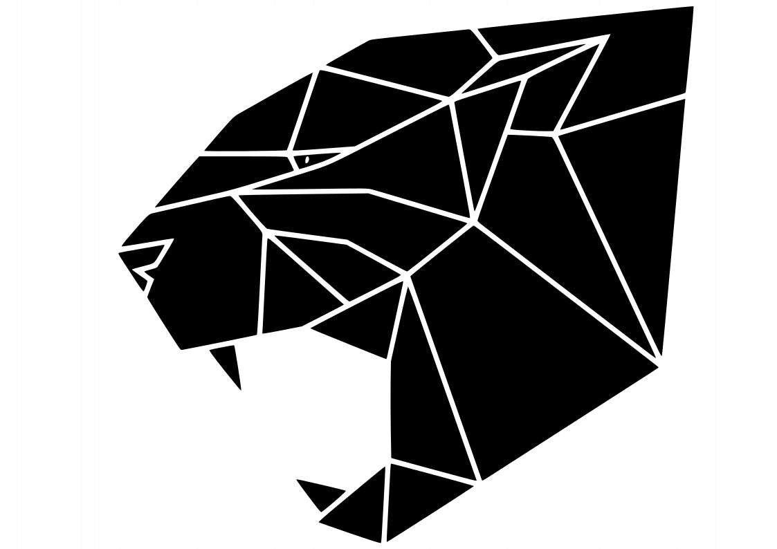Sticker without background car motorcycle laptop glass PUMA PANTHER 12 x 12,8 cm